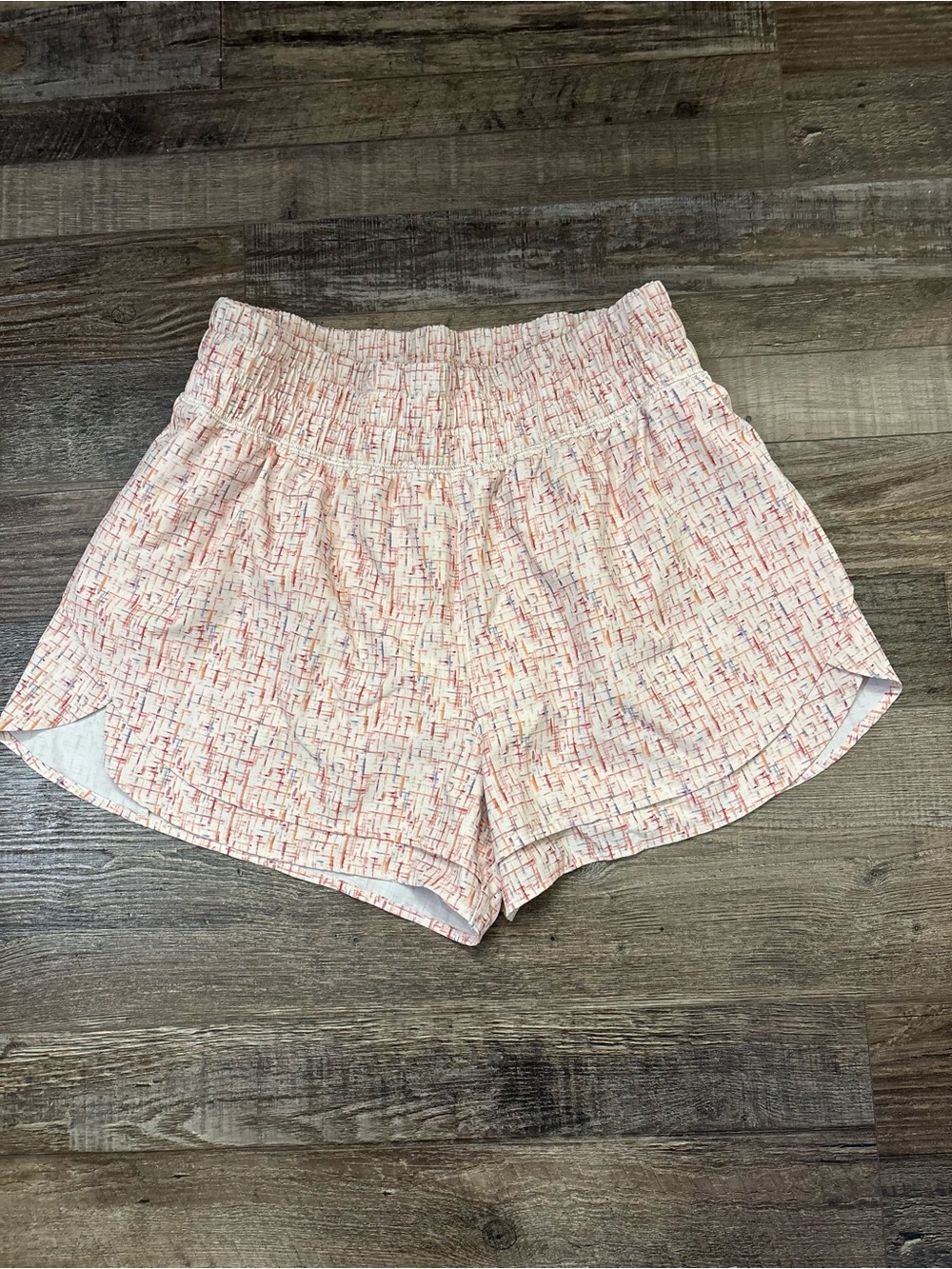 CALIA by Carrie Underwood Light Pink Multicolor Printed Athletic Shorts